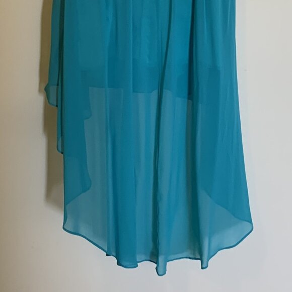 Women's/Girl's Special Occasion Dress by Forever 21 XXI - Aqua - Size M - Picture 15 of 16